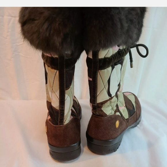 COACH SASHA WINTER BOOTS WITH FUR SIZE 8 - Picture 7 of 8